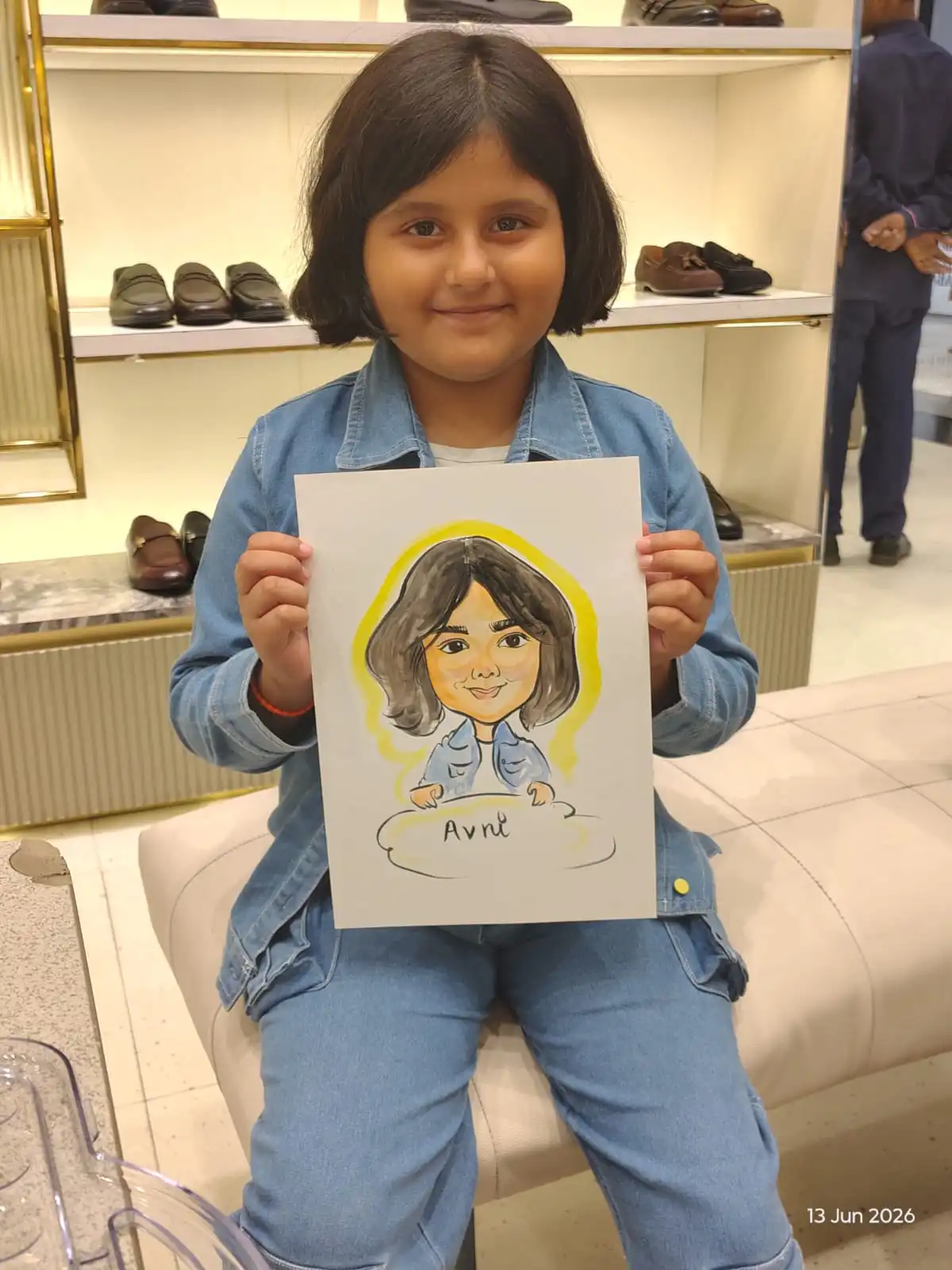 Live caricature drawing activity for birthday party in Delhi